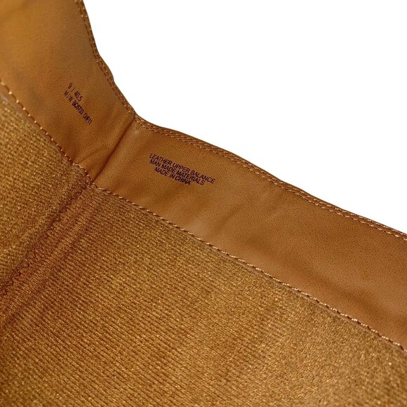 B.O.C. Brown Leather Buckle Zip Chunky Block Wedge Heel Boots Womens Size 9 - Picture 12 of 15